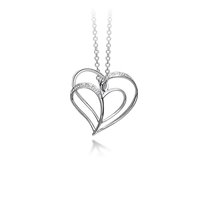 Collana Donna Oro Donna Fantasie Di Diamanti in Oro bianco Diamante DFPF3598.004